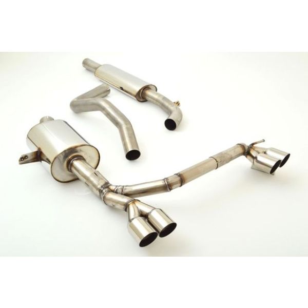 Friedrich 3 Zoll (76mm) DuplexSistema escape Renault Megane III Grandtour (Typ Z) inkl. GT