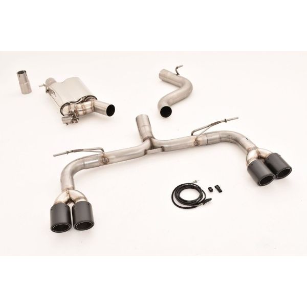 Friedrich 76mm Duplex-Sistema escape mit originaler Klappensteuerung Seat Cupra Ateca