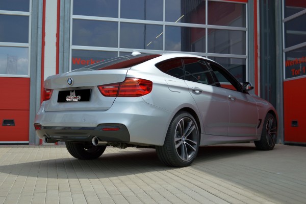 Friedrich Silenciador trasero dúplex de 76 mm con generador de sonido, BMW Serie 3 GT F34