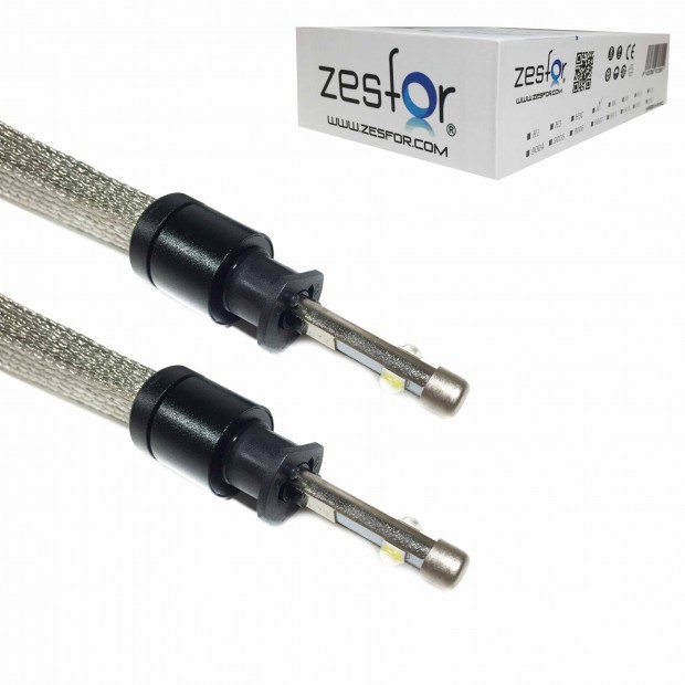 Zesfor Kit LED H3 para coche y moto (Color blanco puro)