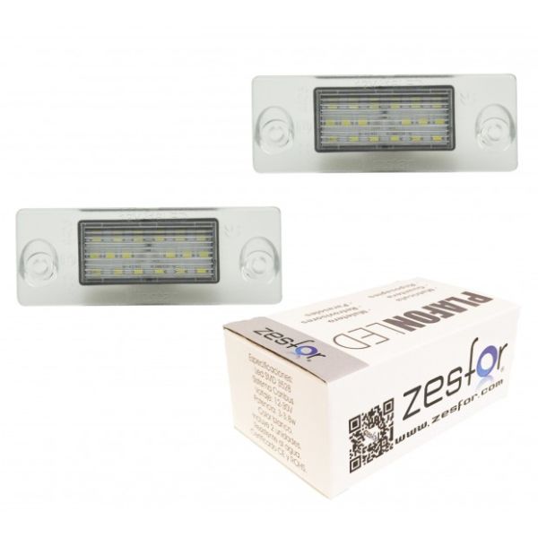 Zesfor Luces de matrícula LED para Audi A4 B5 Avant (1995-2000)