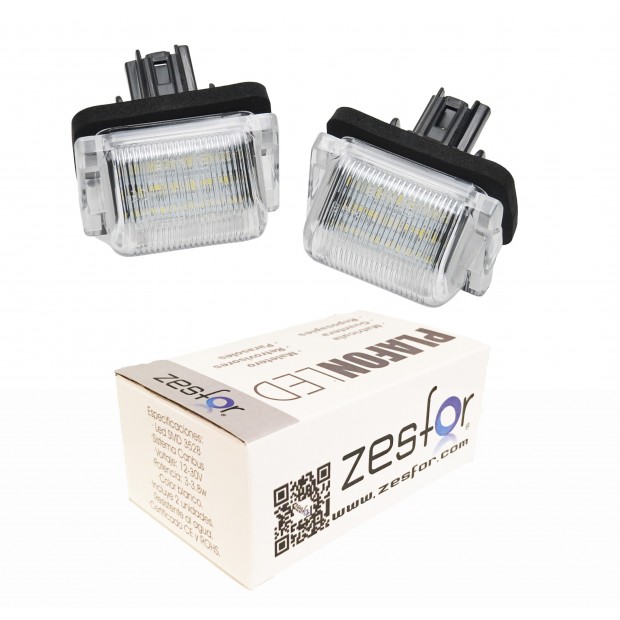 Zesfor Luces de matrícula LED para Mazda 5 2012-2014