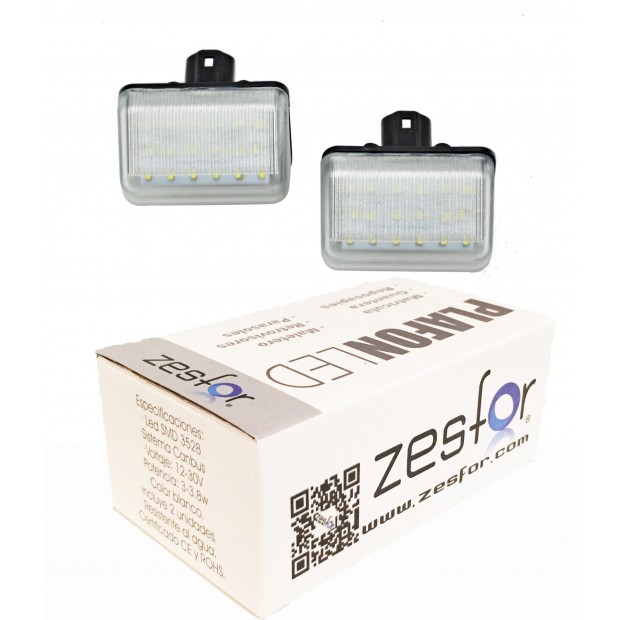 Zesfor Luces de matrícula LED para Mazda Speed6 2006-2007