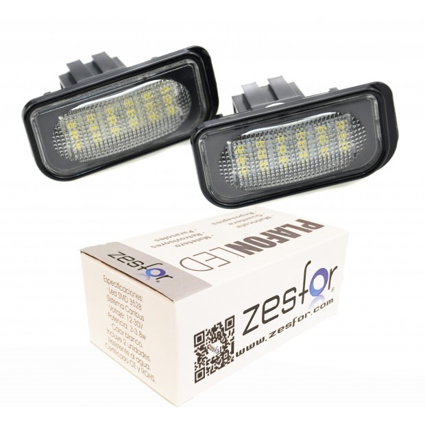 Zesfor Luces de matrícula LED para Mercedes SL R230 descapotable