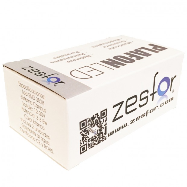 Zesfor Luces de matrícula LED para Nissan Primera (01-07)