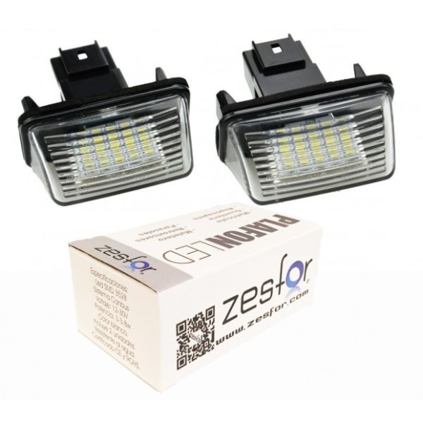 Zesfor Luces de matrícula LED para Peugeot 306, 5 puertas sw(station wagon)