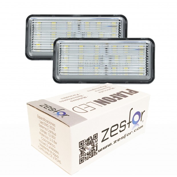 Zesfor Luces de matrícula LED para Toyota Reiz 4D/Mark X (04-09)