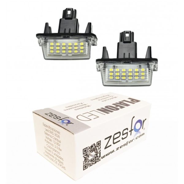Zesfor Luces de matrícula LED para Toyota Verso-s