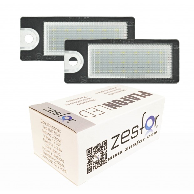 Zesfor Luces de matrícula LED para Volvo S80 (99-06)