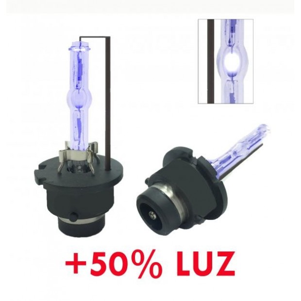 Zesfor Pareja bombillas Xenon D2S 6000k, +50% luz ZesfOr®