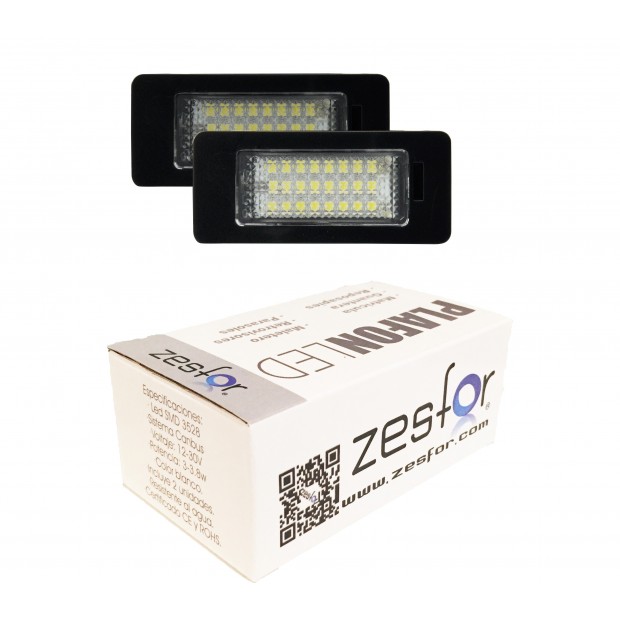 Zesfor Luces de matrícula LED para Seat Alhambra (2011-actualidad)