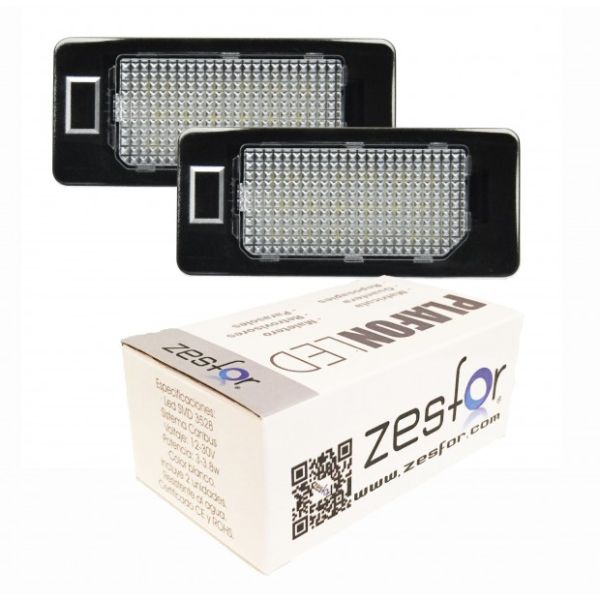 Zesfor Luces de matrícula LED para Audi A1 (2010-2018)