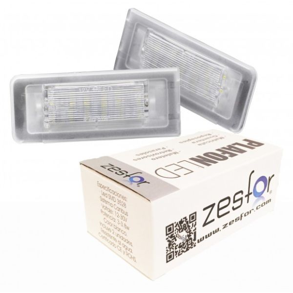 Zesfor Luces de matrícula LED para Audi TT Coupe y Cabrio (1998-2006)