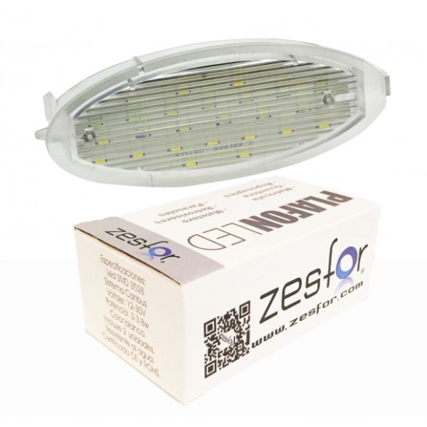 Zesfor Luces de matrícula LED para Opel Corsa A y B (93-02)