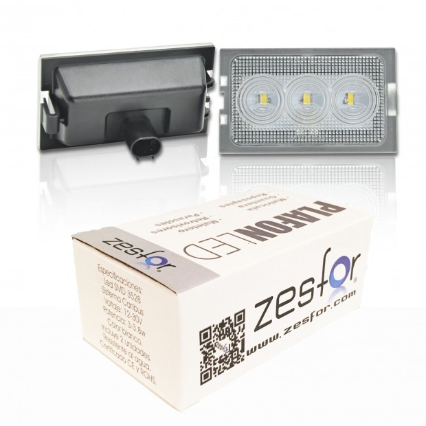 Zesfor Luces de matrícula LED para Land Rover Range Rover Sport (2005-2013)