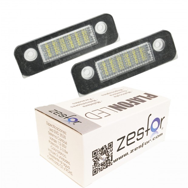 Zesfor Luces de matrícula LED para Ford Fusion (2001-2009)