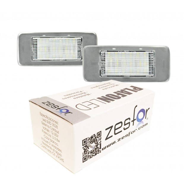 Zesfor Luces de matrícula LED para Opel Zafira C (2012-actualidad)