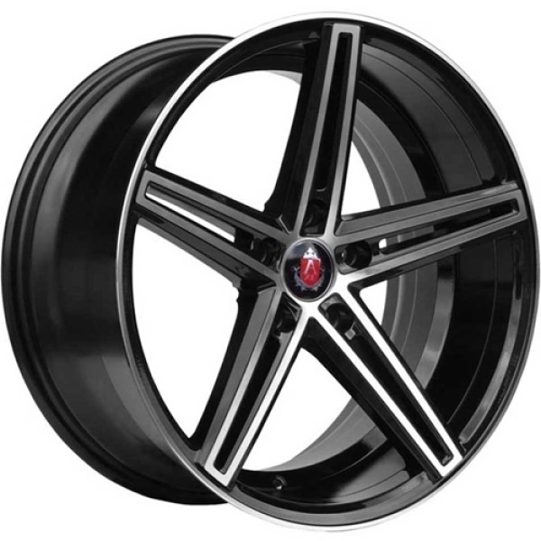 Llanta AXE EX14 Black & Polished 9.5x19" 5x114.3 ET42 CB72.6