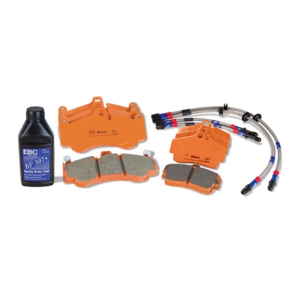 Kit pastillas y latiguillos de freno EBC - PLK1097R
