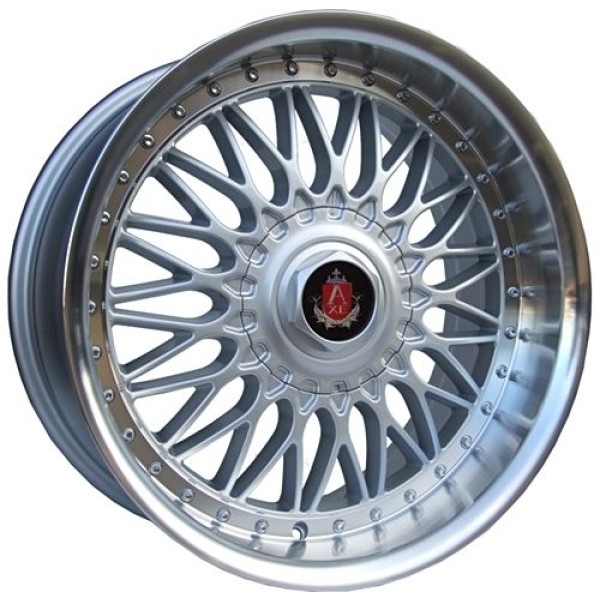 Llanta AXE EX10 Silver & Polished Lip 8.0x18" 5x115 ET20 CB73.1
