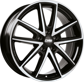 Llanta CMS C30 Gloss Black / Polished 7.5×19" 5×112 ET53 CB66.6