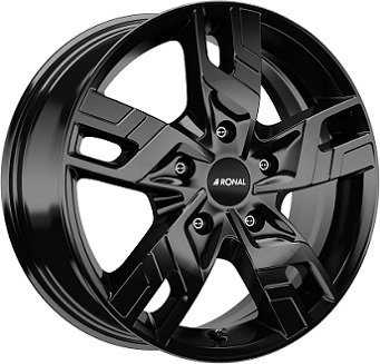 Llanta Ronal R64 Gloss Black 6.5×16" 5×120 ET60 CB65.1