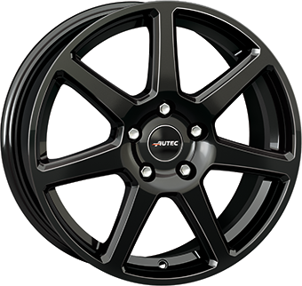 Llanta Autec TALLIN Gloss Black 7.5×17" 5×108 ET45 CB70
