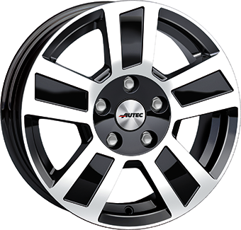Llanta Autec TIGRIS Gloss Black / Polished 6.0×14" 4×100 ET30 CB66.6