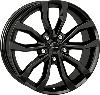 Llanta Autec UTECA Gloss Black 7.5×17" 5×112 ET36 CB57.1