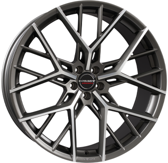 Llanta Borbet BY Dull Titanium / Polished 10.5×21" 5×120 ET45 CB64.1