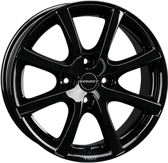 Llanta Borbet LV4 Gloss Black 5.5×15" 4×100 ET45 CB64