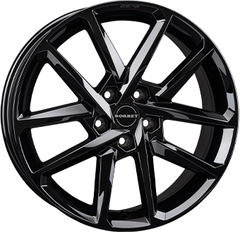 Llanta Borbet N Gloss Black 6.5×16" 4×100 ET47 CB64