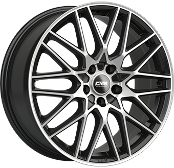 Llanta CMS C25 Black / Polished 8.5×19" 5×112 ET40 CB66.5