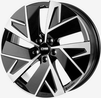 Llanta CMS C32-AERO Gloss Black / Polished 7.5×19" 5×108 ET50 CB63.4