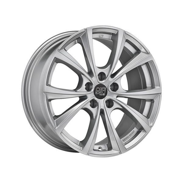 Llanta MSW 27T Full Silver 8.5x18" 5x114.3 ET40 CB64.12