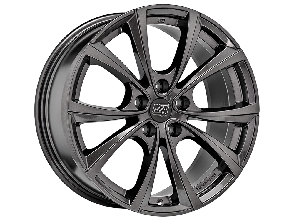 Llanta MSW 27T Gloss Dark Grey 8.5x18" 5x114.3 ET40 CB64.12