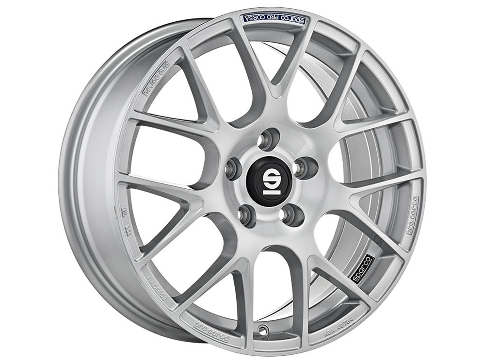 Llanta Sparco PRO CORSA Full Silver 7.5x17" 5x120 ET32 CB72.6