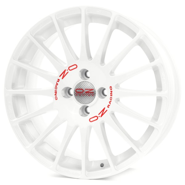 Llanta OZ Racing SUPERTURISMO GT Race White Red Lettering 7.0x16" 4x100 ET42 CB68