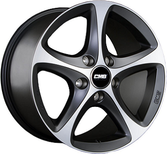Llanta CMS C42 Gloss Black / Polished 7.5×18" 5×112 ET50 CB57.1