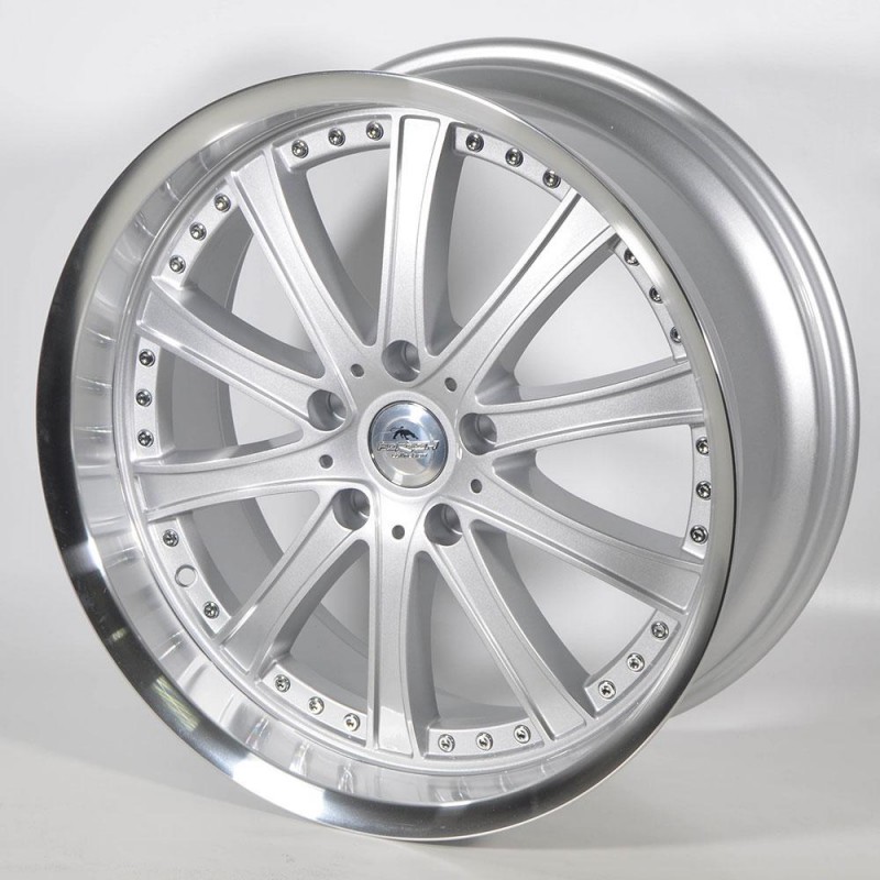 Llanta Forzza Code Silver Lip Polished 8.5x19" 5x120 ET30 CB72.65