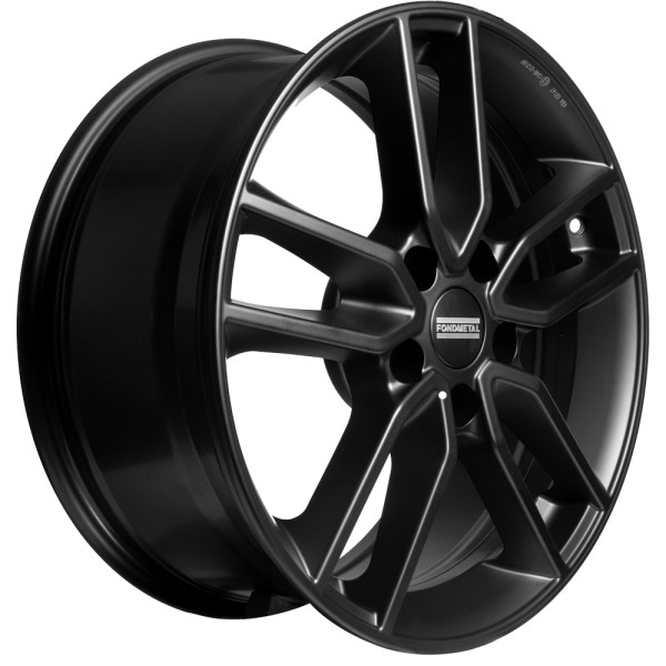 Llanta Fondmetal KOROS Matt Black 8.0x18" 5x108 ET44 CB65.1