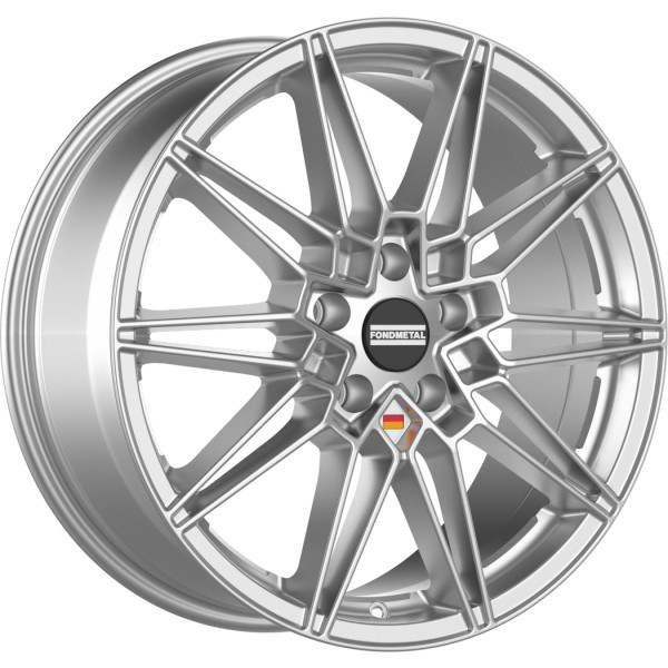 Llanta Fondmetal THOE Glossy Silver 9.0x20" 5x120 ET23 CB72.6