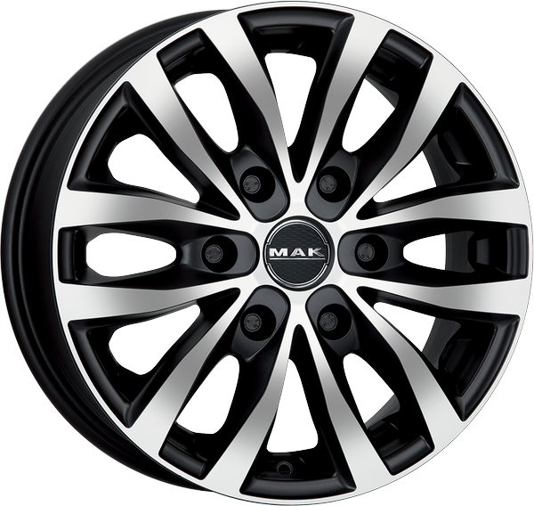 Llanta Mak LOAD 6 Ice Black 6.5x16" 6x114.3 ET30 CB66.1