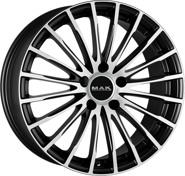 Llanta Mak STARLIGHT Ice Black 7.5x18" 5x112 ET52 CB66.6