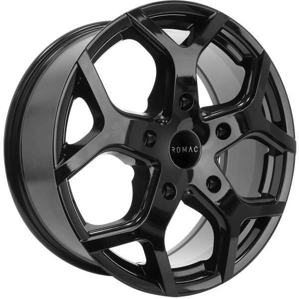 Llanta ROMAC COBRA Gloss Black 6.5x16" 5x112 ET50 CB66.6