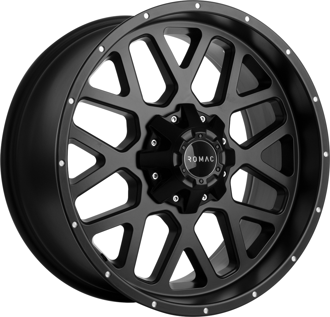 Llanta Romac UTAH Satin Black 9.0x20" 6x139.7 ET12 CB93.1