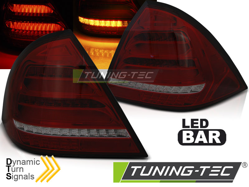 Barra Led Roja Humo Mercedes W203 Sedan 04-07