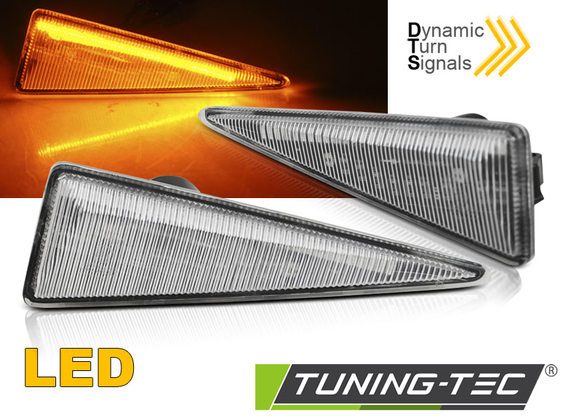 Seq Led Blanco De Dirección Lateral Compatible Con Renault Megane Mk2/ Scenic