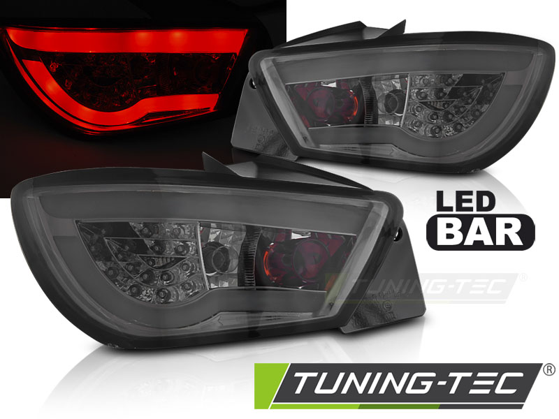 Barra De Luces Traseras Led Humo Para Seat Ibiza 6j 3d 06.08-12