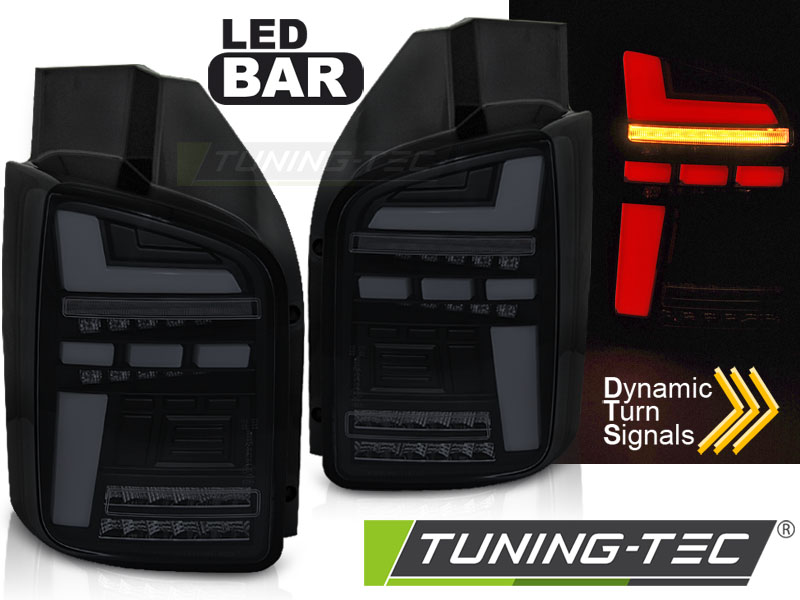 Barra De Luces Traseras Led Black Smoke Seq Para Vw T5 10-15